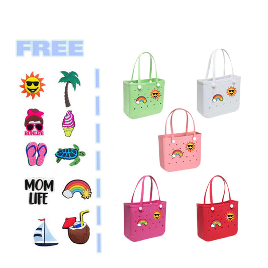 Summer large women's waterproof tote bag