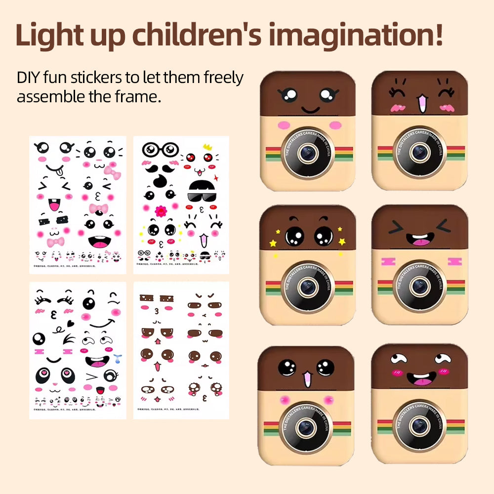 Instant print camera for kids, creative Christmas and birthday gift